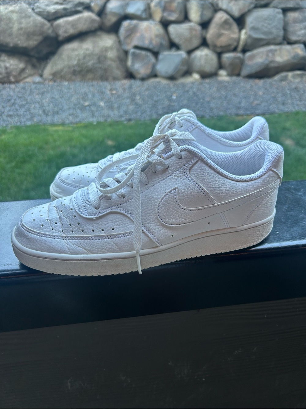 Nike Women’s White Low-Top Leather Sneakers